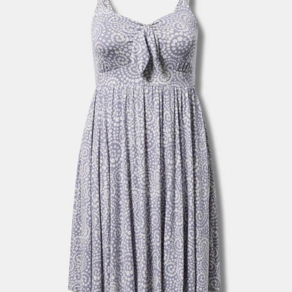 Torrid Super Soft Purple Mini Dress Size 0X - Picture 6 of 6